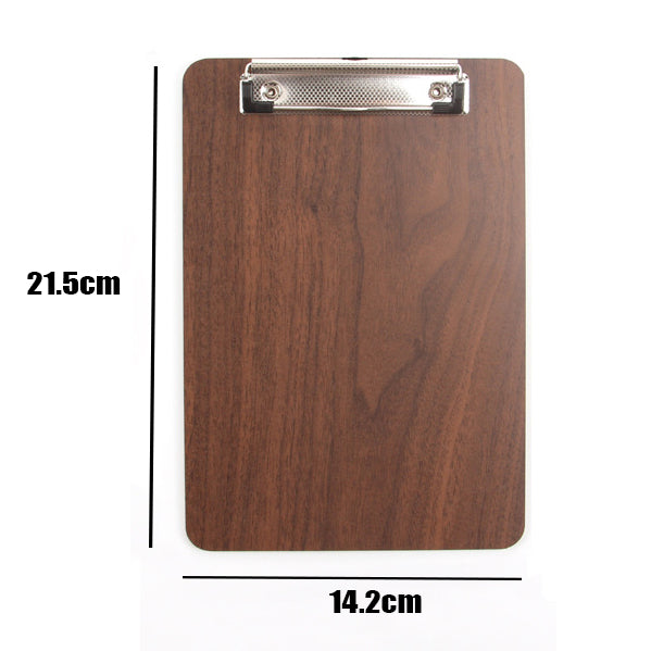 Wooden Clipboard with wood design Size A4 or A5 Random color (DGG)