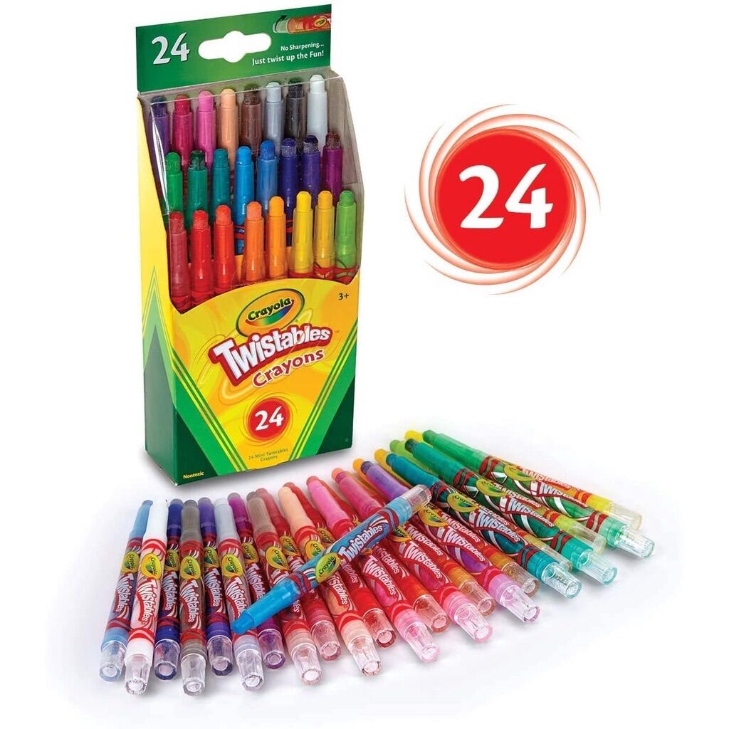 Crayola Mini Twistable Crayons 10colors and 24colors