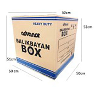 ADVANCE Heavy Duty Brown Balikbayan Box Storage Box